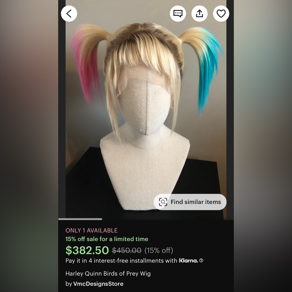 Harley Quinn wig